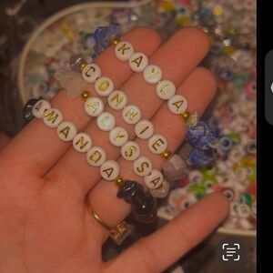 Healing stone customized braclets!